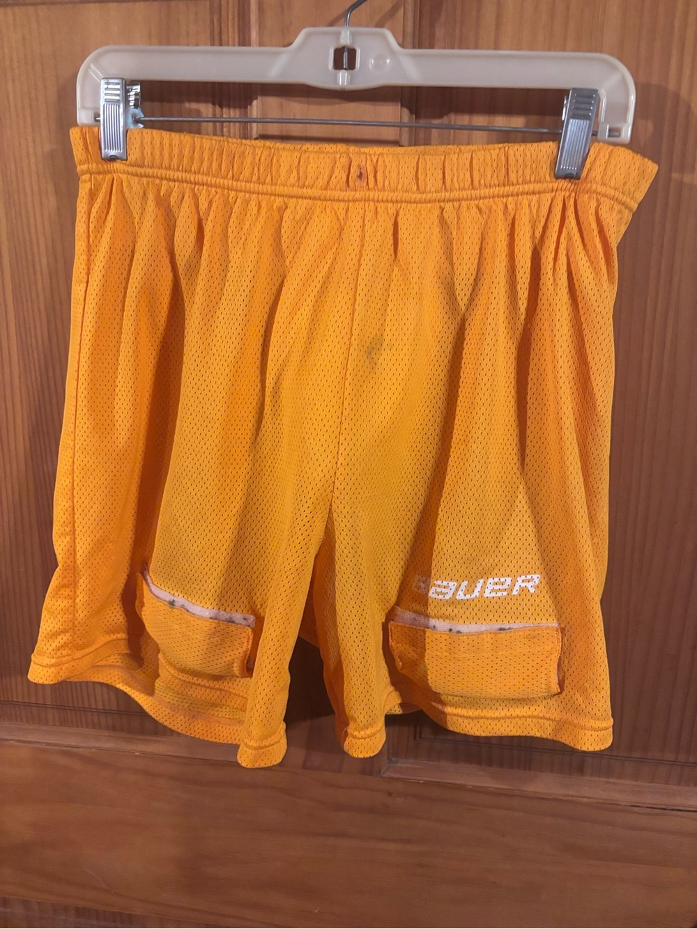 Hockey yellow Bauer Core Mesh Jock Shorts